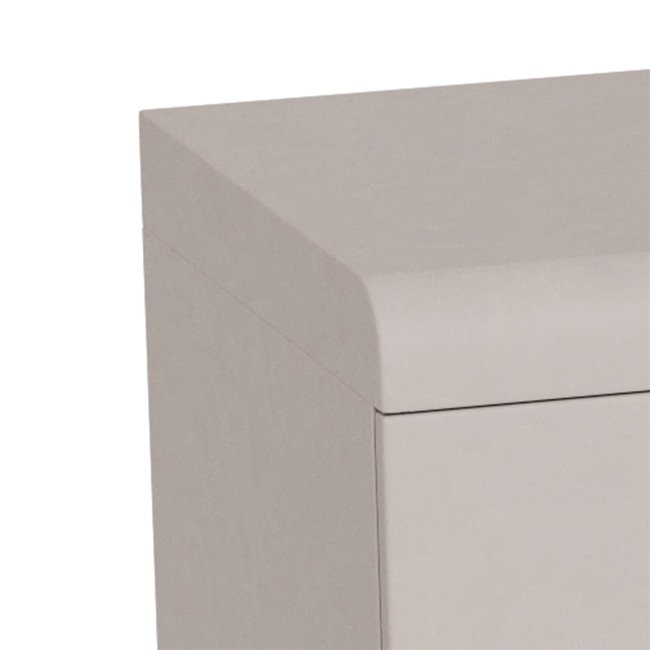 TV table Acage, light gray, MDF, H50x40x160cm