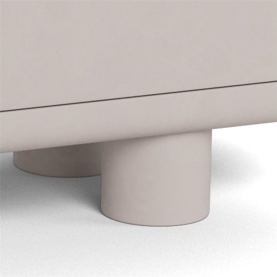 TV table Acage, light gray, MDF, H50x40x160cm