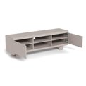 TV table Acage, light gray, MDF, H50x40x160cm