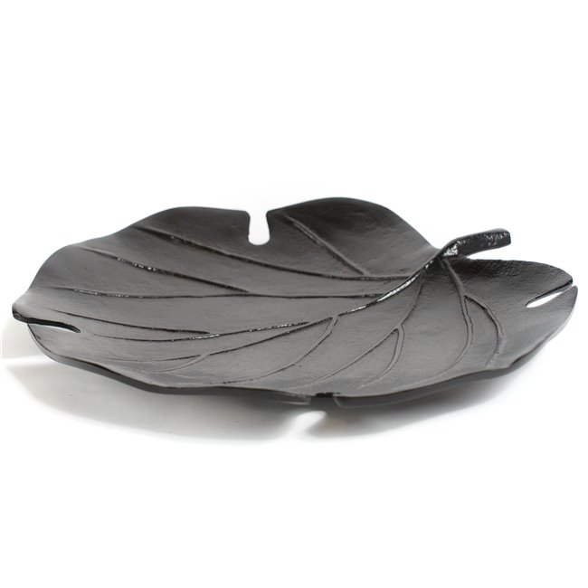 Decorative tray Johanna bronze, black, 31x29cm H4cm