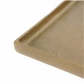 Metal tray Jorina gold, 25x25cm H2cm