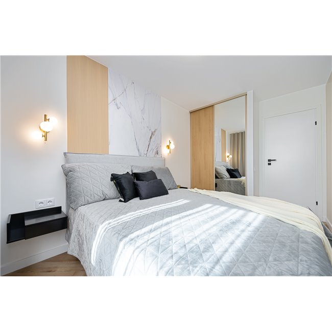 Настенный светильник Rade, белый/латунь, H28x21x19cm, G9x3 5W(MAX)