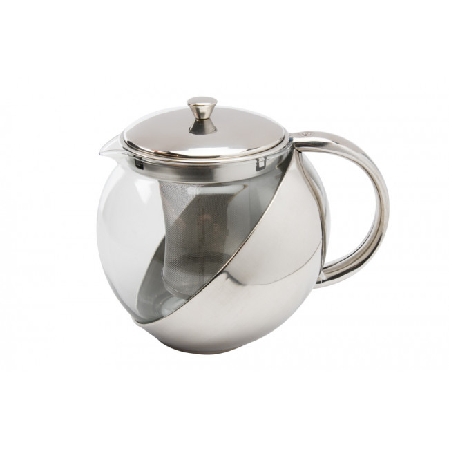 Teapot with filter, glass, 1.1 L, 14.5x14.5x17.5cm