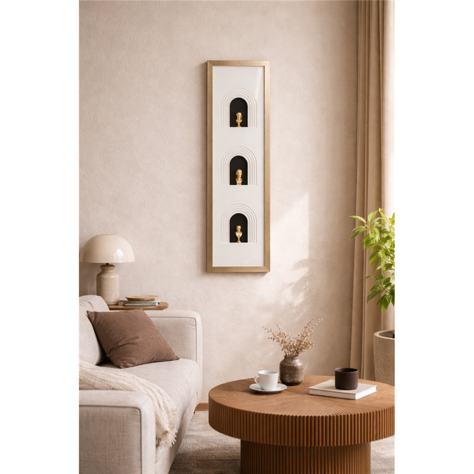 Wall decor Illusion II, H90x30cm