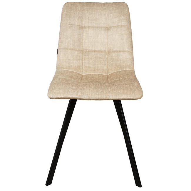 Dining chair Tauton 23, camel color, H85x56x40cm, seat height 48cm