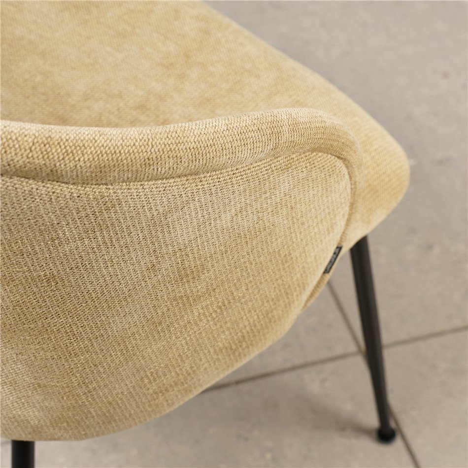 Dining chair Trino 38 camel, H79x60x55cm, seat height 48cm