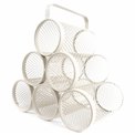 Wine rack Mayaj, beige, H30x28x18.5cm