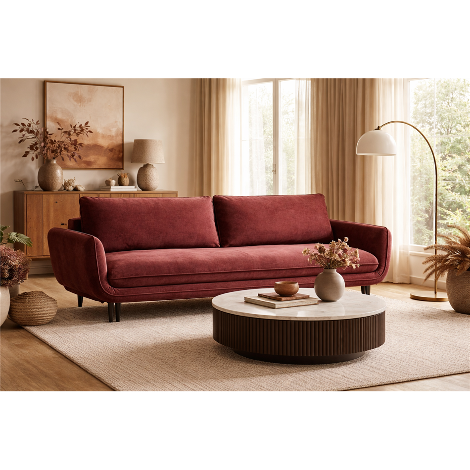 Sofa Wesolano, Whisper 14, sleeping function, H85x230x107cm, seat height 46cm