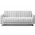 Sofa bed Eroneyy, sleeping function, Jarell 04, corduroy, grey, H86x212x89cm