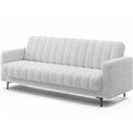 Sofa bed Eroneyy, sleeping function, Jarell 04, corduroy, grey, H86x212x89cm