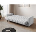 Sofa bed Eroneyy, sleeping function, Jarell 04, corduroy, grey, H86x212x89cm