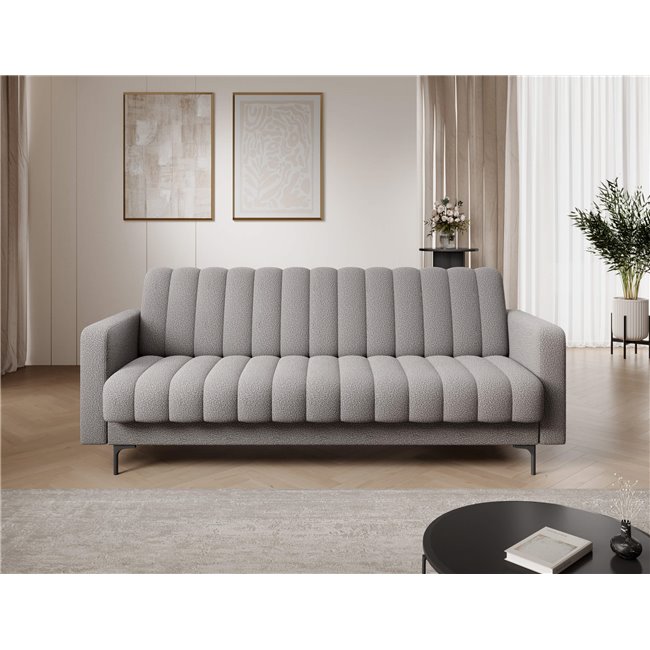 Sofa bed Eroneyy, sleeping function, Xillar 04, grey, H86x212x89cm