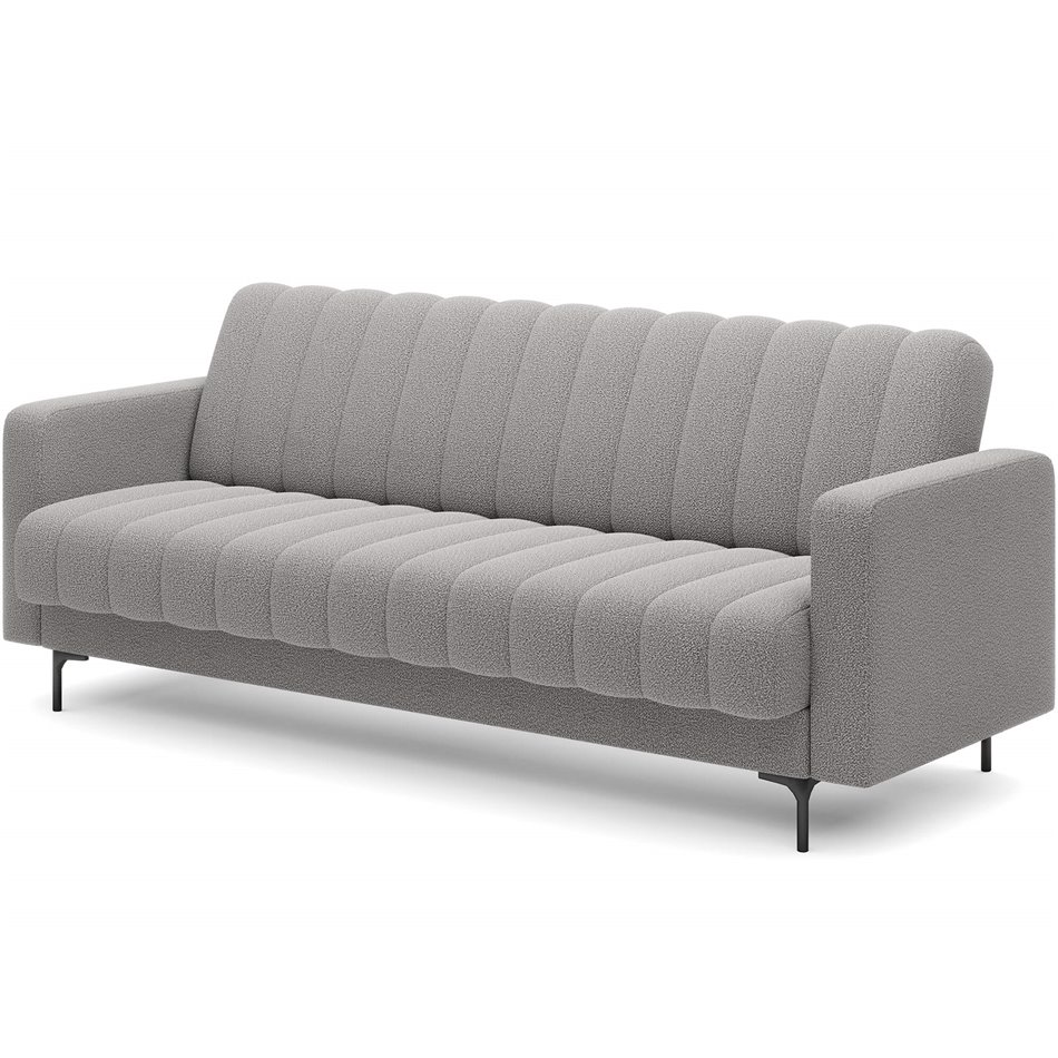 Sofa bed Eroneyy, sleeping function, Xillar 04, grey, H86x212x89cm
