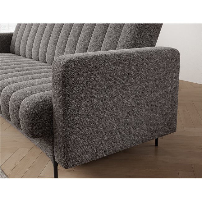 Sofa bed Eroneyy, sleeping function, Xillar 04, grey, H86x212x89cm