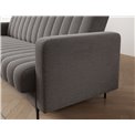 Sofa bed Eroneyy, sleeping function, Xillar 04, grey, H86x212x89cm