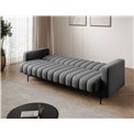 Sofa bed Eroneyy, sleeping function, Sola 06, grey, H86x212x89cm