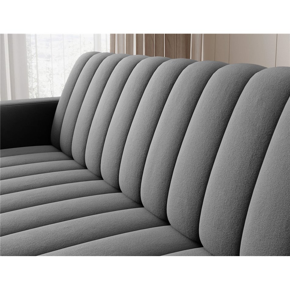 Sofa bed Eroneyy, sleeping function, Sola 06, grey, H86x212x89cm