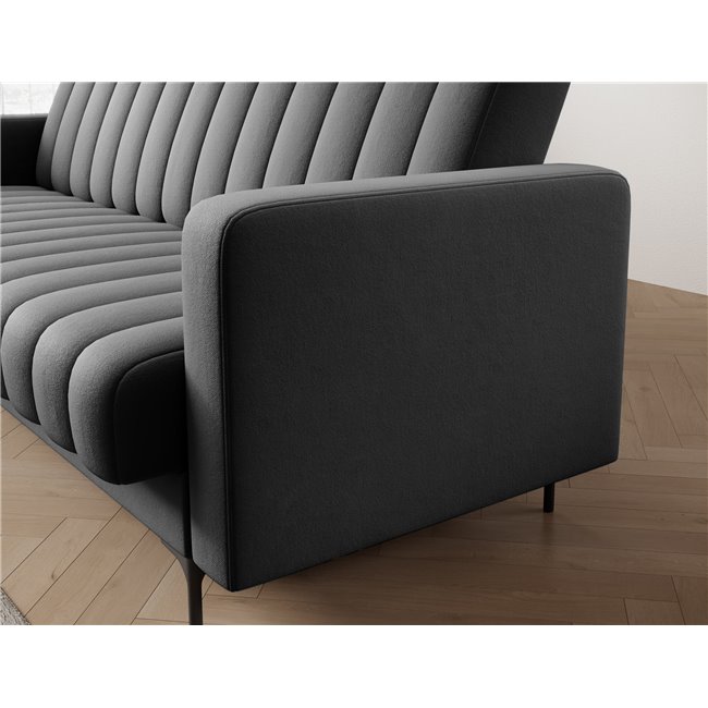 Sofa bed Eroneyy, sleeping function, Sola 06, grey, H86x212x89cm