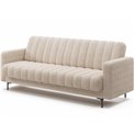 Sofa bed Eroneyy, sleeping function, Jarell 18, corduroy, beige, H86x212x89cm