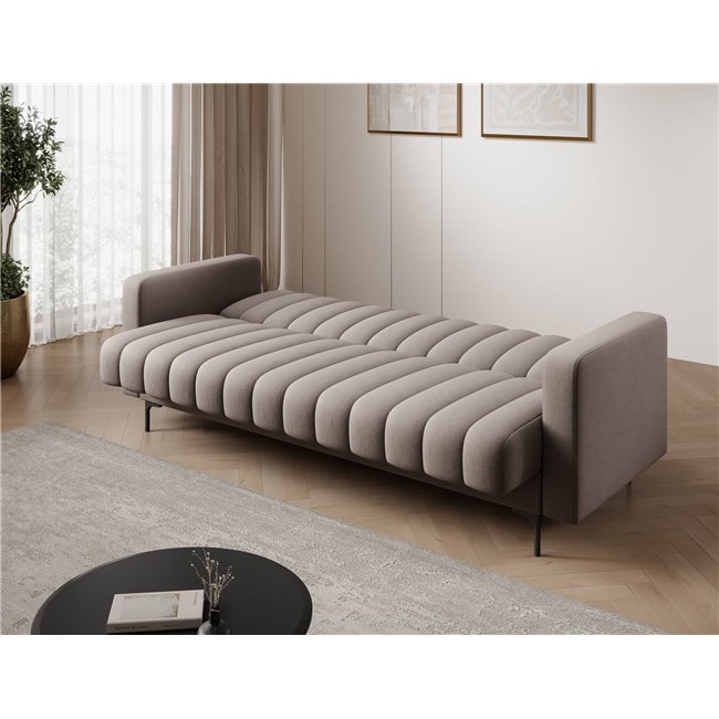 Sofa bed Eroneyy, sleeping function, Sola 18, beige, H86x212x89cm