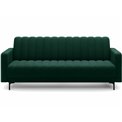 Sofa bed Eroneyy, sleeping function, Lukso 35, velvet, green, H86x212x89cm