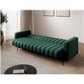 Sofa bed Eroneyy, sleeping function, Lukso 35, velvet, green, H86x212x89cm