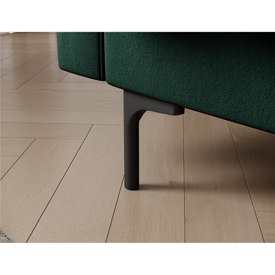 Sofa bed Eroneyy, sleeping function, Lukso 35, velvet, green, H86x212x89cm