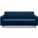 Sofa bed Eroneyy, sleeping function, Lukso 40, velvet, blue, H86x212x89cm