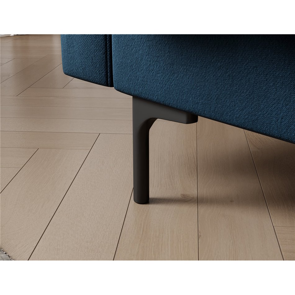 Sofa bed Eroneyy, sleeping function, Lukso 40, velvet, blue, H86x212x89cm