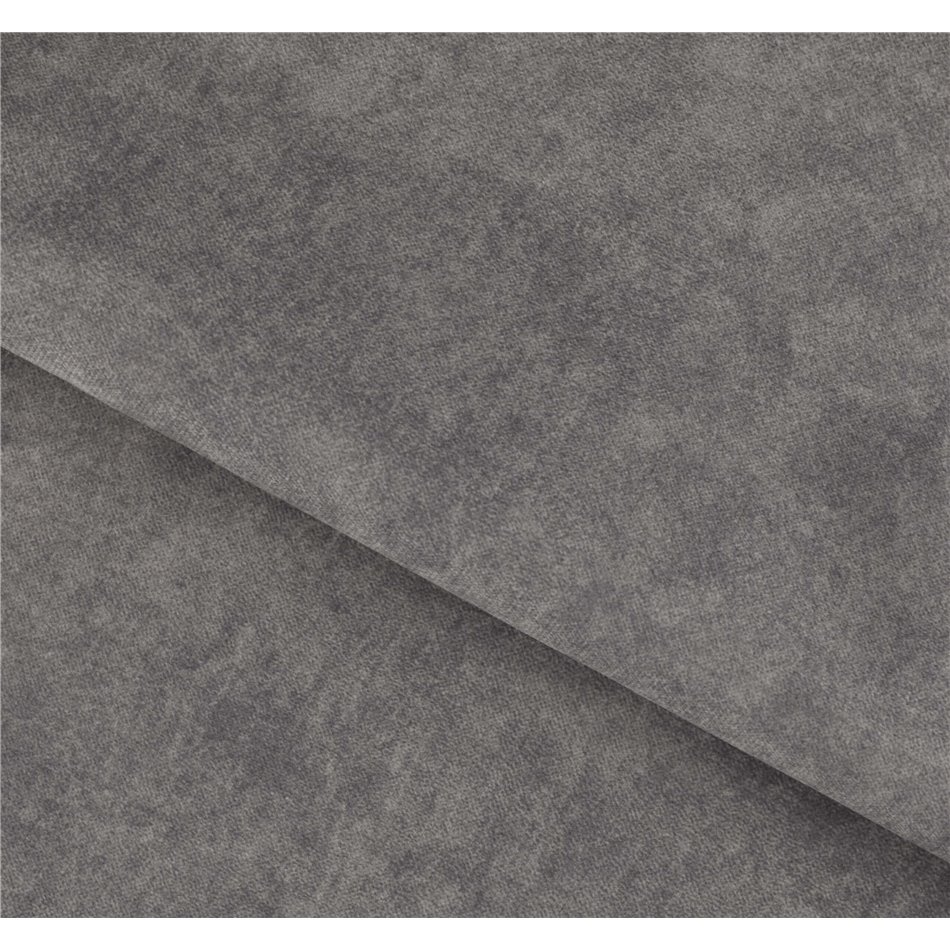 U-shaped sofa Efectory L, sleeping function, Aura 04, velvet, grey, H93x346x205cm