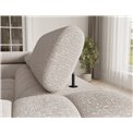U-shaped sofa Efectory L, sleeping function, Baffix 20, dark beige, H93x346x205cm