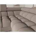 U-shaped sofa Efectory R, sleeping function, Sola 18, beige, H93x346x205cm