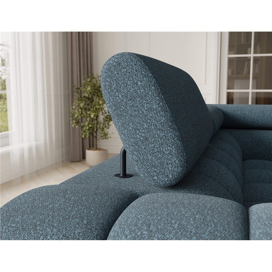 U-shaped sofa Efectory R, sleeping function, Jaffray 40, blue, H93x346x205cm