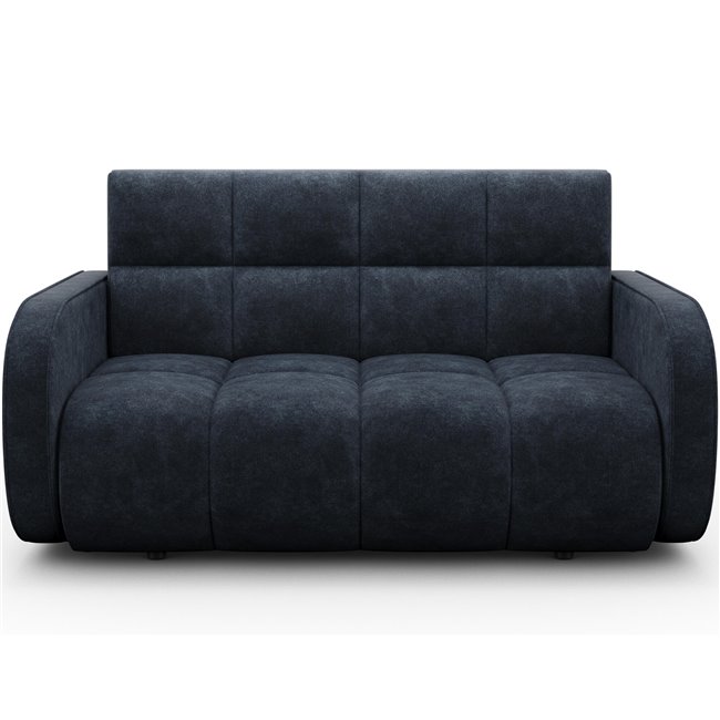 Диван-кровать Eldeverio 3-местный, раздвижной, Aura 40, бархат, синий, H83x154x103cm