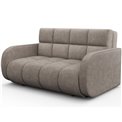 Sofa bed Eldeverio 3-seater, sleeping function, Poco 07, beige, H83x154x103cm