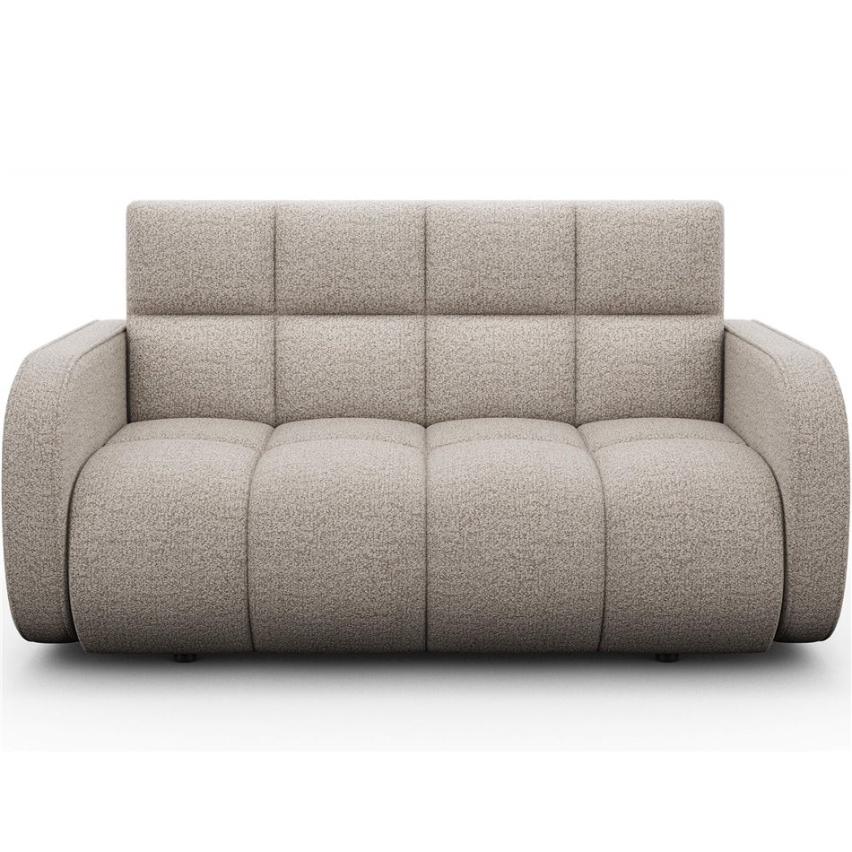 Диван-кровать Eldeverio 3-местный, раздвижной, Royal 18, букле, бежевый, H83x154x103cm