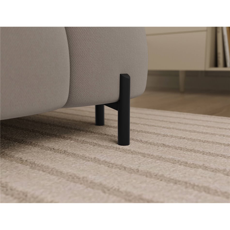 U-shaped sofa Elferaria L, sleeping function, Sola 18, beige, H93x358x202cm