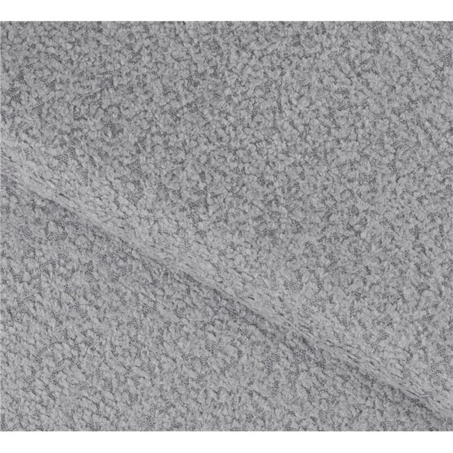 U-shaped sofa Elferaria R, sleeping function, Royal 03, boucle, grey, H93x358x202cm