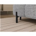 U-shaped sofa Elferaria R, sleeping function, Royal 03, boucle, grey, H93x358x202cm