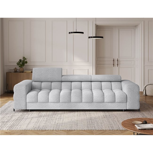 Диван-кровать Efestello, раздвижной, Coralline 01, белый, H96x260x100cm