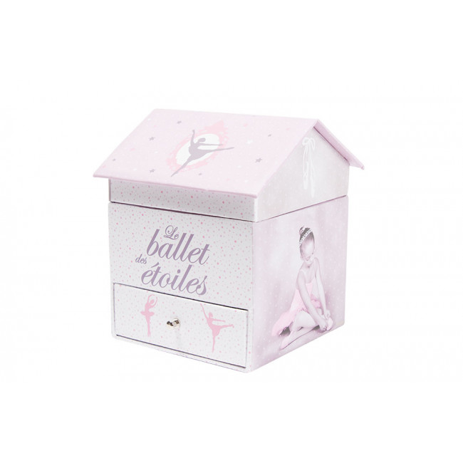 Music box Ballerina, H16x14.2x14cm