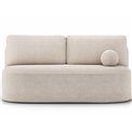 Sofa bed Eliana, sleeping function, Jarell 18, corduroy, beige, H93x193x96cm