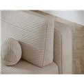 Sofa bed Eliana, sleeping function, Jarell 18, corduroy, beige, H93x193x96cm