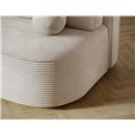 Sofa bed Eliana, sleeping function, Jarell 18, corduroy, beige, H93x193x96cm