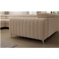 U-shaped sofa Eluis L, sleeping function, Jarell 18, corduroy, beige, H92x347x202cm