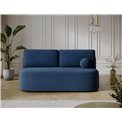 Sofa bed Eliana, sleeping function, Jarell 40, corduroy, blue, H93x193x96cm