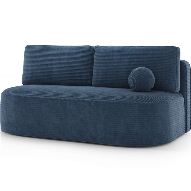 Sofa bed Eliana, sleeping function, Jarell 40, corduroy, blue, H93x193x96cm