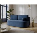 Sofa bed Eliana, sleeping function, Jarell 40, corduroy, blue, H93x193x96cm