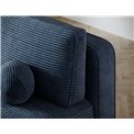 Sofa bed Eliana, sleeping function, Jarell 40, corduroy, blue, H93x193x96cm