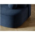 Sofa bed Eliana, sleeping function, Jarell 40, corduroy, blue, H93x193x96cm